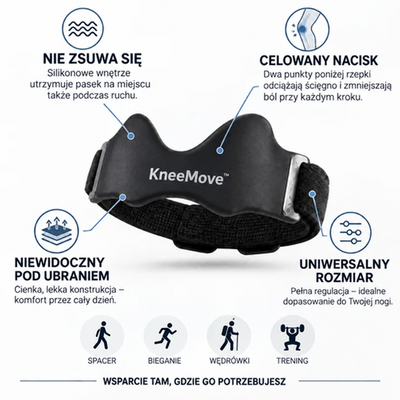 KneeMove™ – Pasek Stabilizujący Kolano